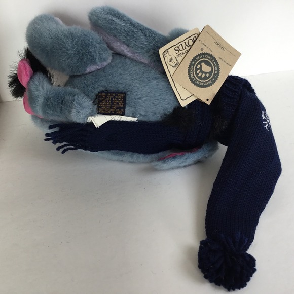 Boyds Collection Pooh Bears Winter Holiday Eeyore with Christmas Ornament - Picture 5 of 16
